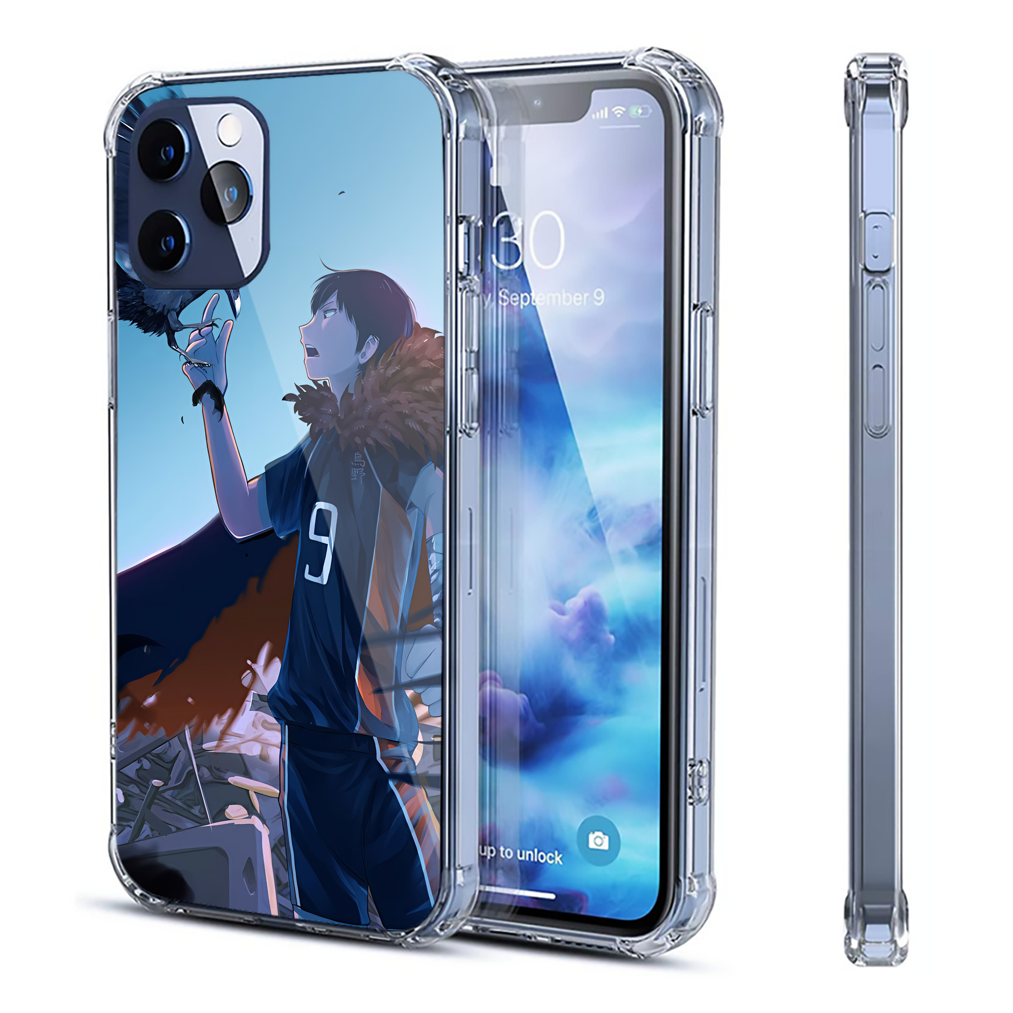 （画像用） ハイキュー!! Haikyu!! 【iPhone 12シリーズ対応】透明スマホケース（クリアソフトケース）